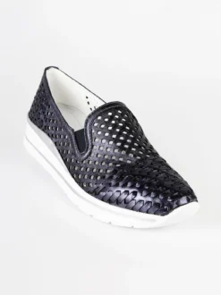 Bluerose Sneakers donna slip on in pelle