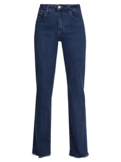 Blue Skk Jeans donna push-up a gamba larga