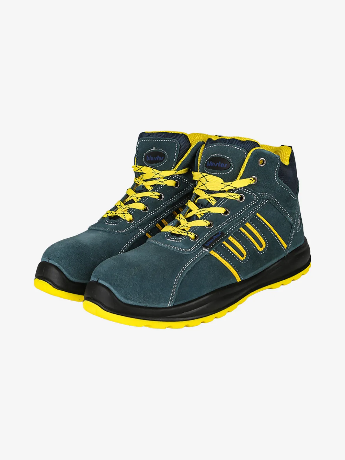 Blu Star Scarpe alte da lavoro antinfortunistiche - verde