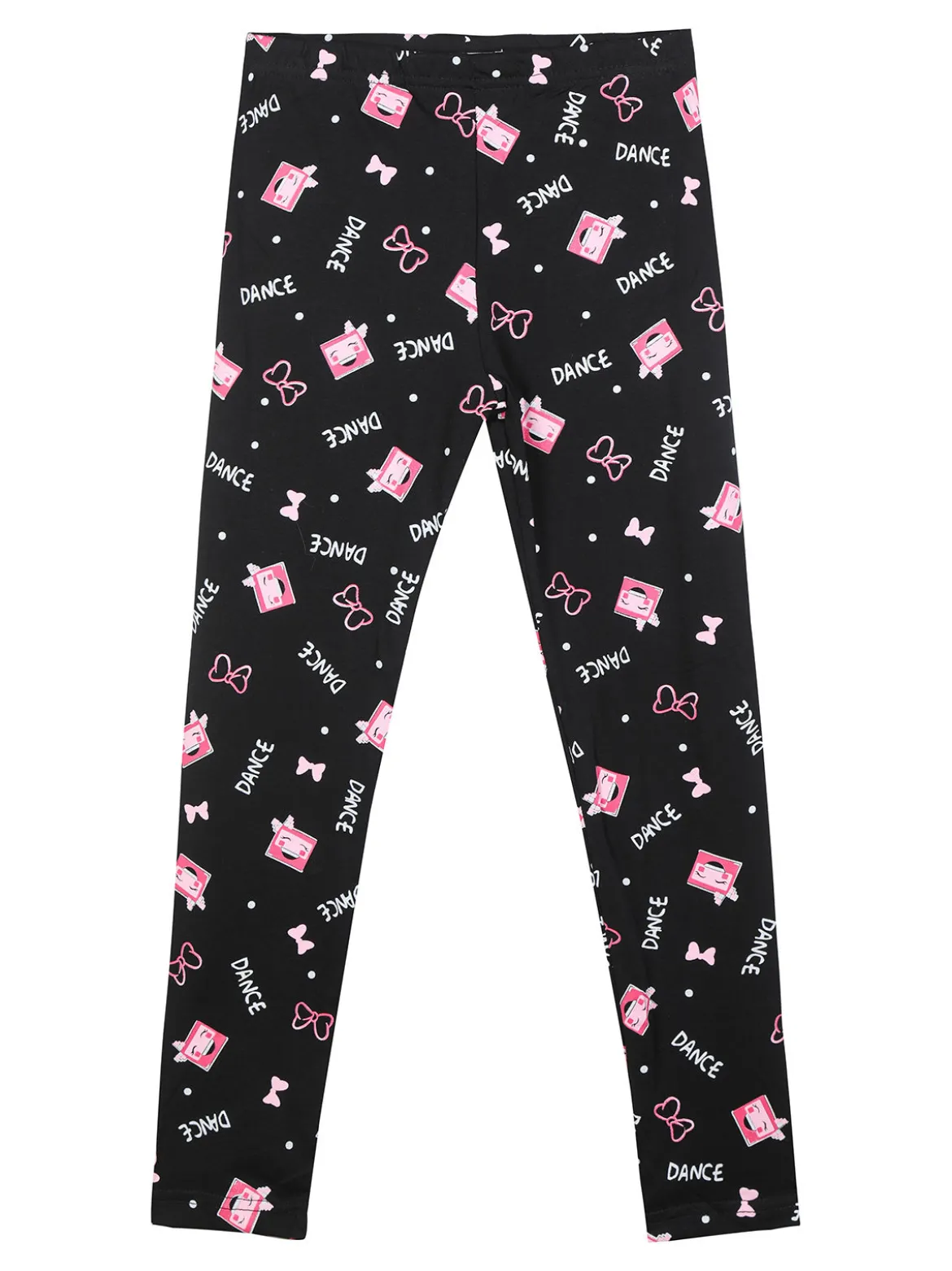 Bouny Baby Leggings in cotone da bambina con stampe
