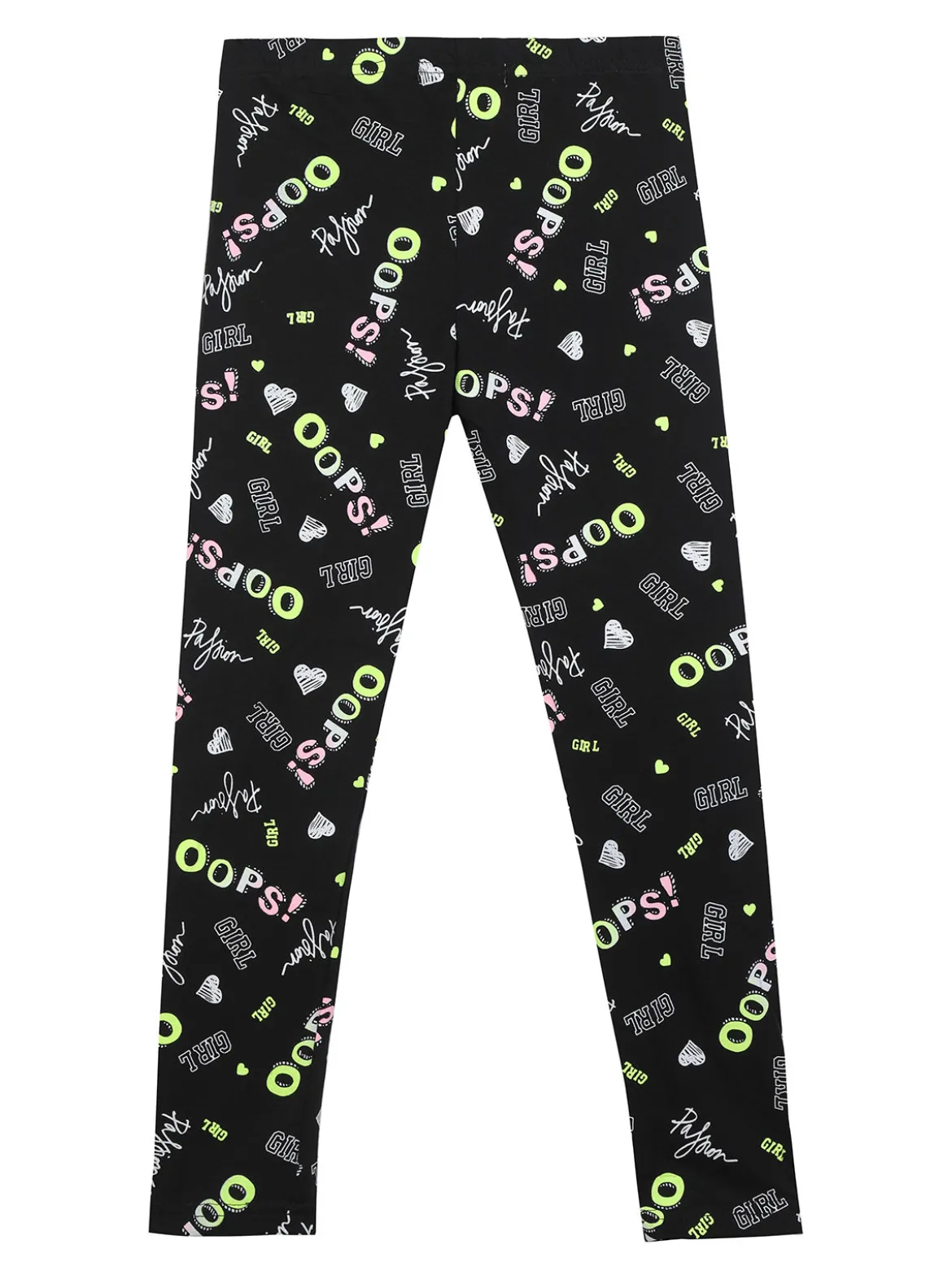 Bouny Baby Leggings in cotone da bambina con stampe