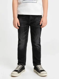 Boy & Studio Jeans da bambino slim fit - nero