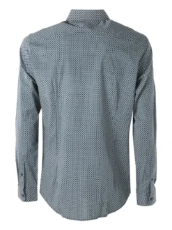 Bread & Buttons Camicia da uomo in cotone a maniche lunghe - multicolore