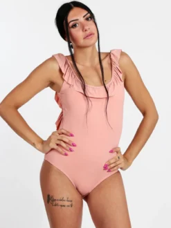 Brilliant Costume mare intero con volant