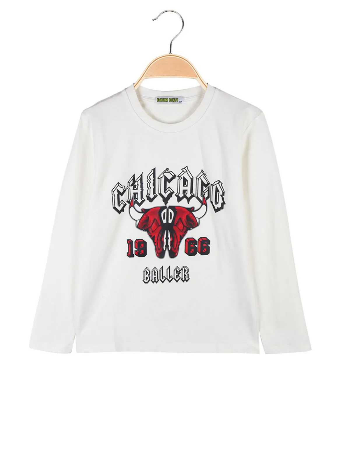 Brum Beby T-shirt da bambino a maniche lunghe con stampa