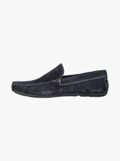 Canguro Mocassini uomo in pelle scamosciata - blu scuro