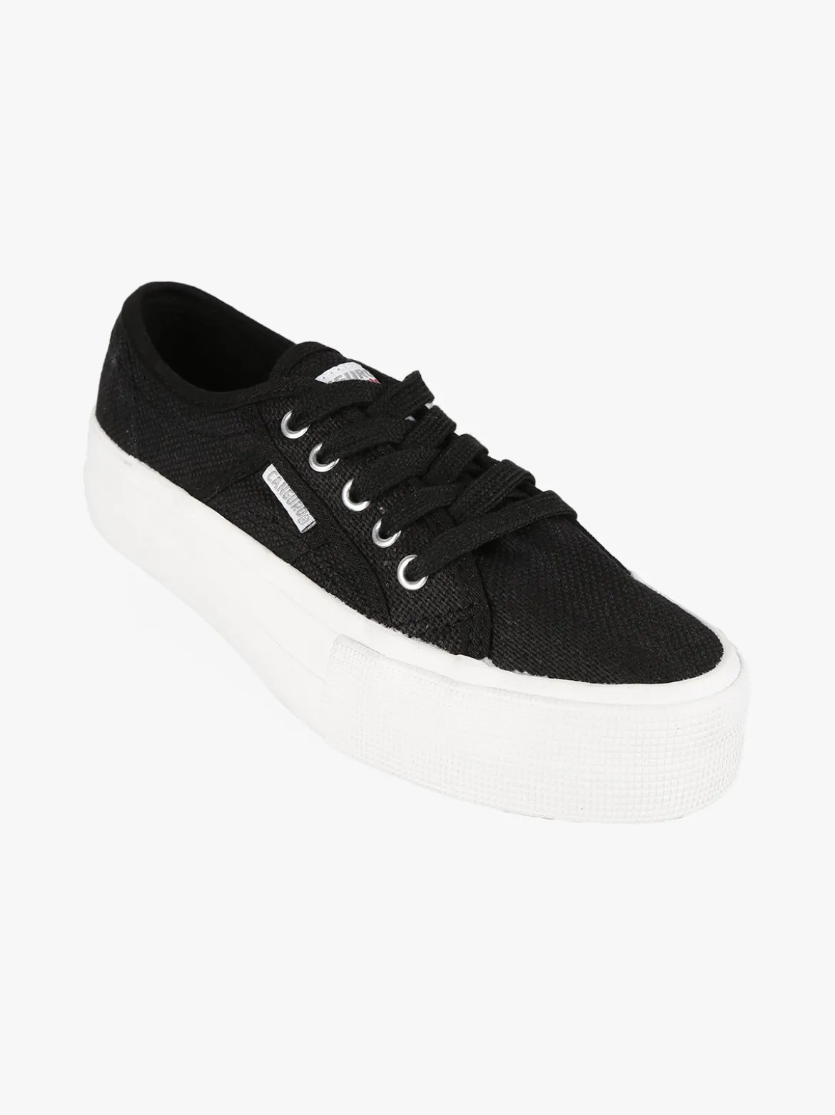 Canguro Scarpe in tela con platform
