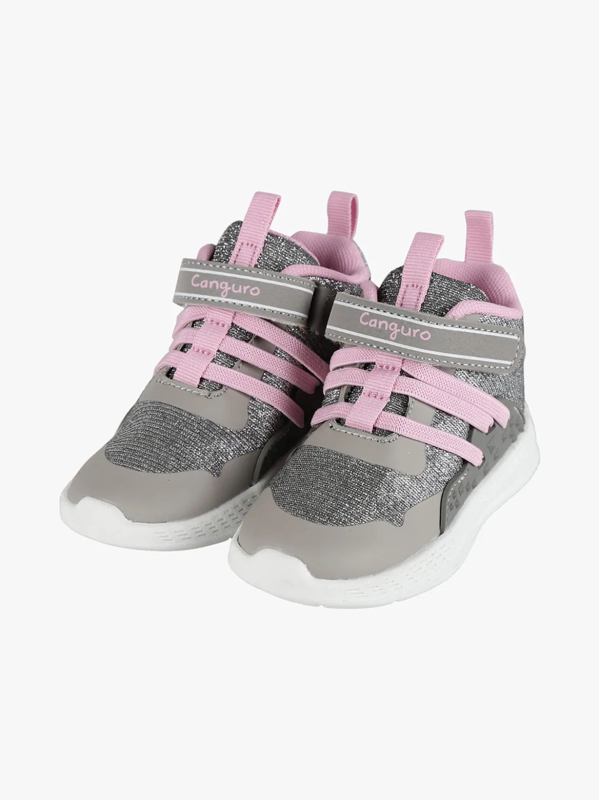 Canguro Sneakers alte glitter con strappo