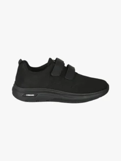 Canguro Sneakers da uomo con strappi in maglia - nero