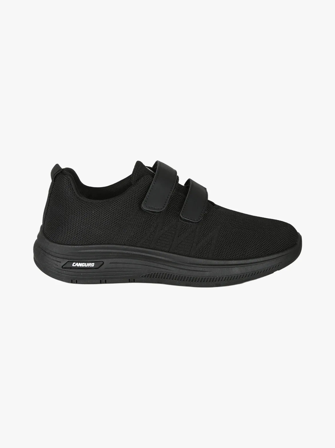 Canguro Sneakers da uomo con strappi in maglia - nero
