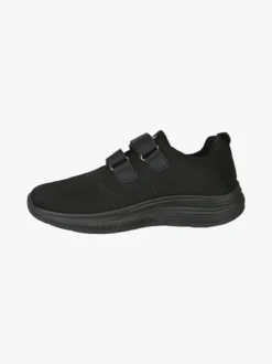 Canguro Sneakers da uomo con strappi in maglia - nero