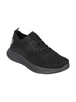 Canguro Sneakers sportive da donna in maglia con lustrini