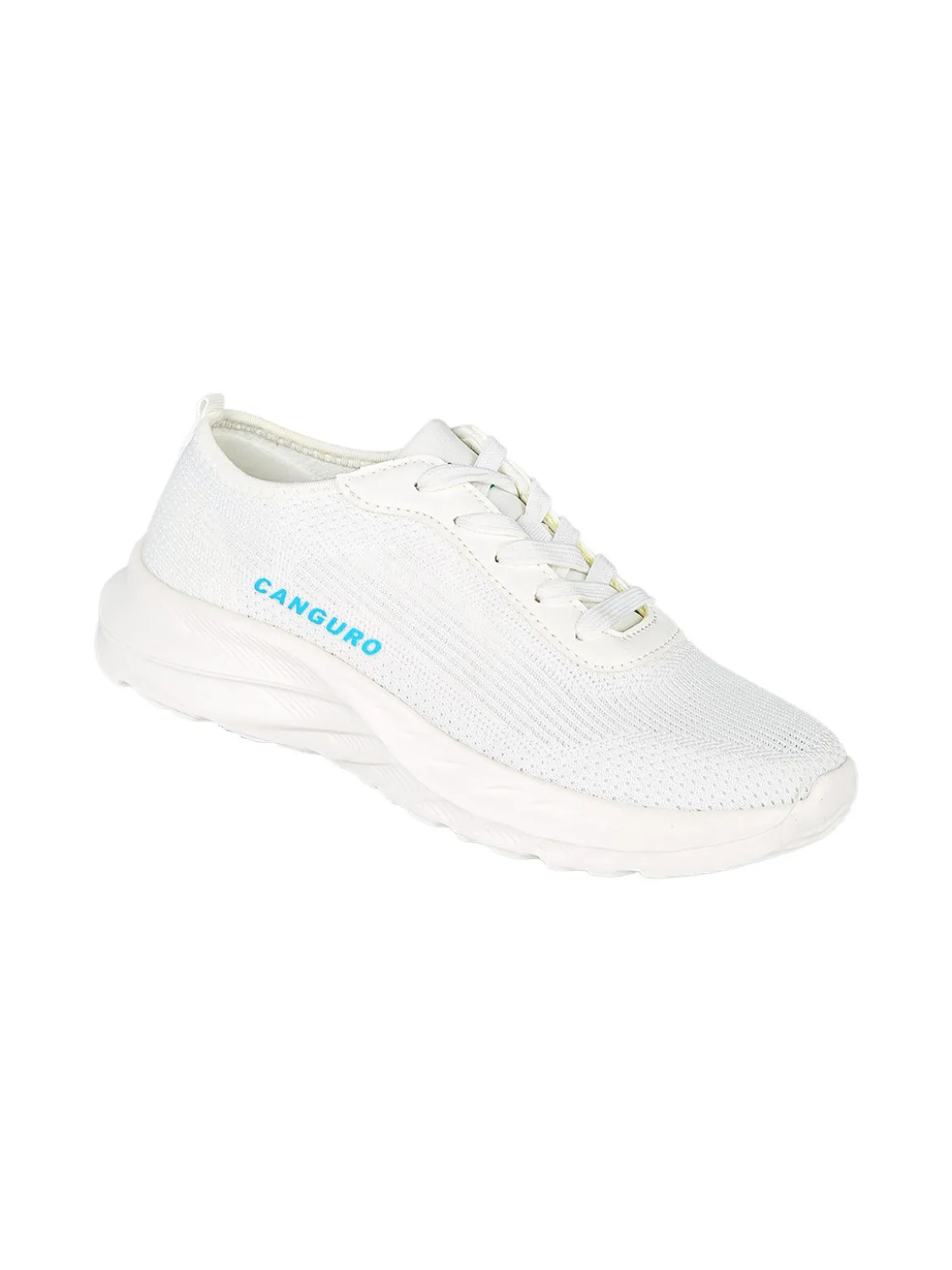 Canguro Sneakers sportive da donna in tessuto - bianco