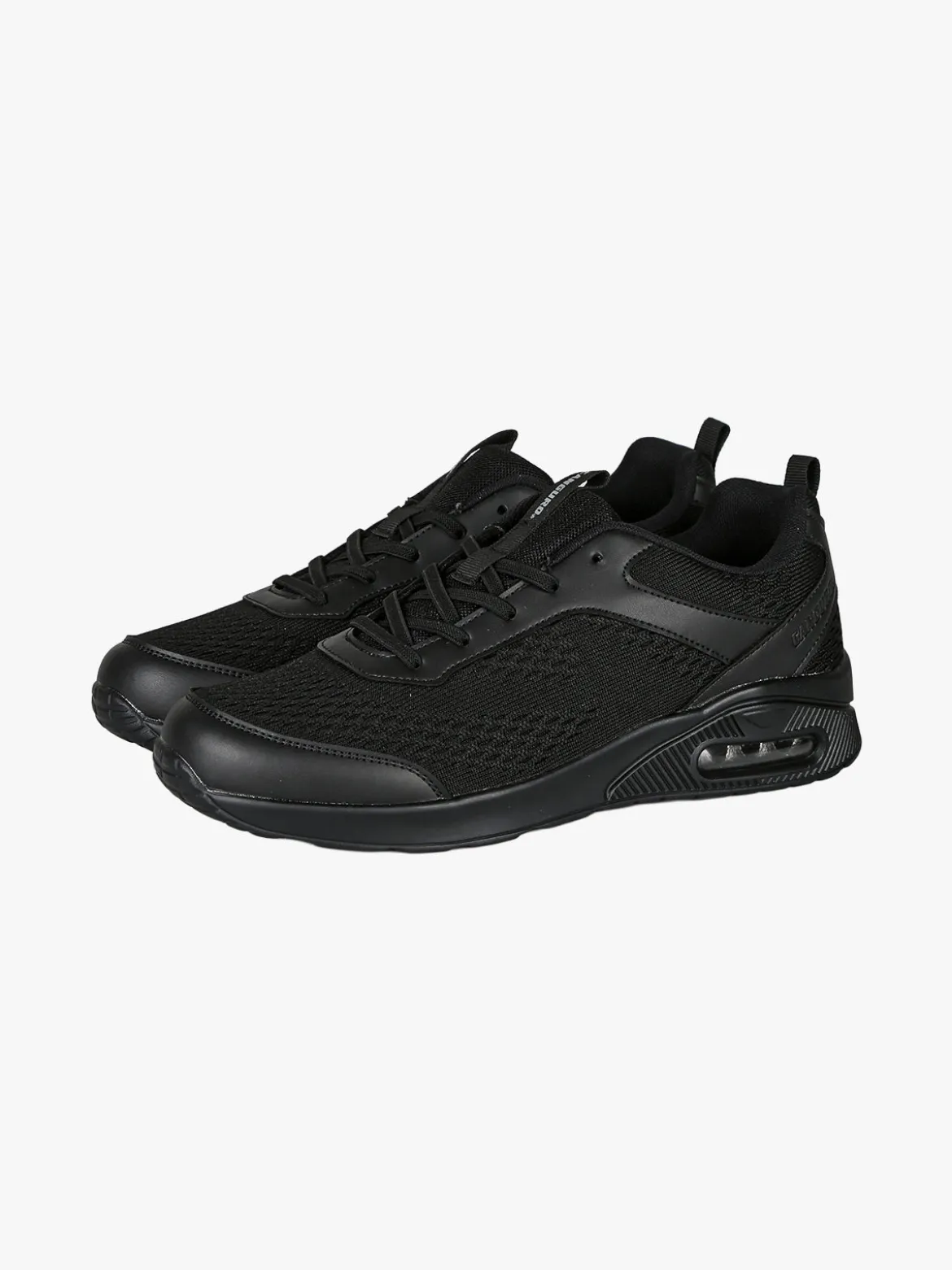 Canguro Sneakers sportive da uomo in tessuto con air - nero