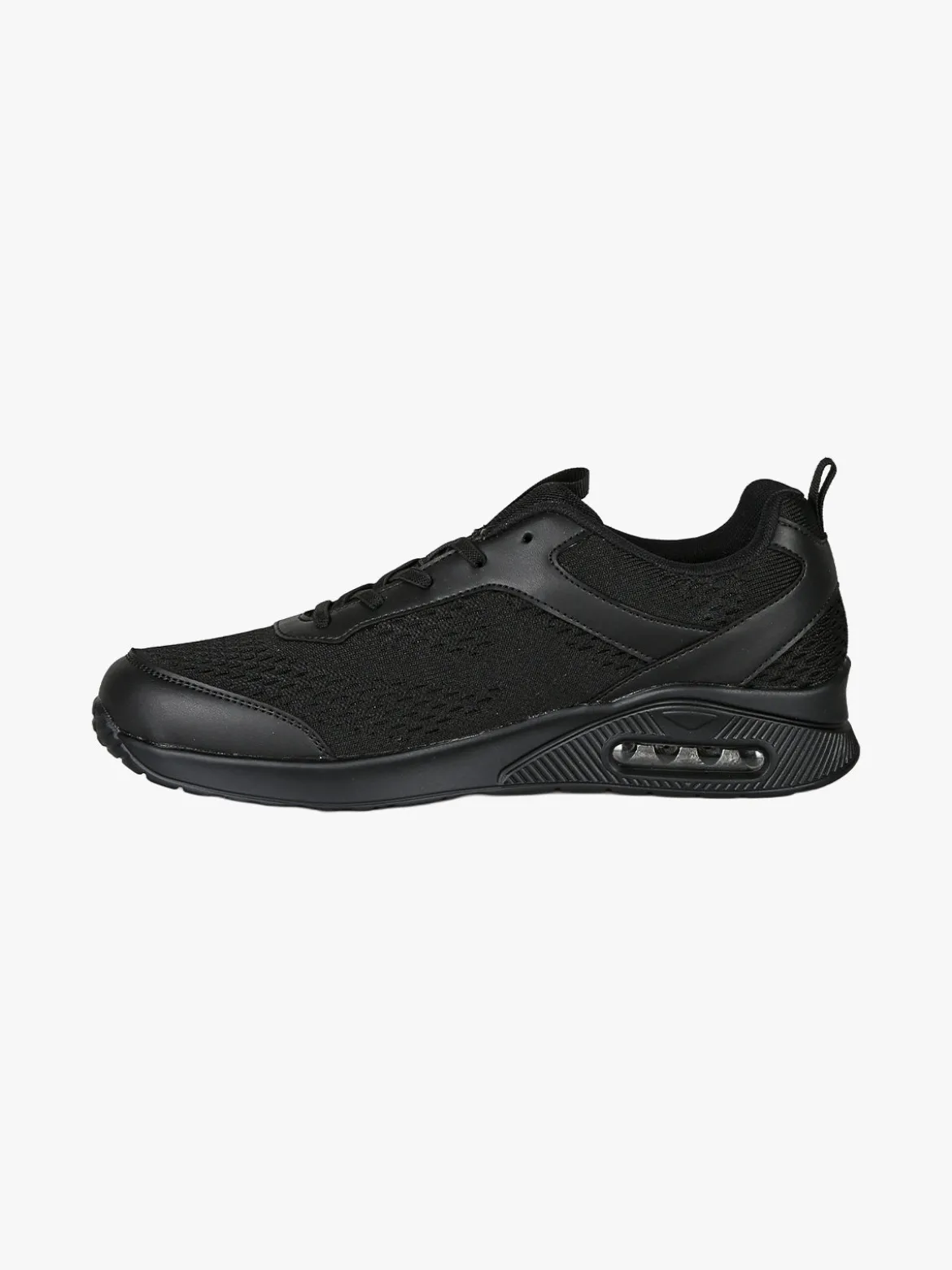 Canguro Sneakers sportive da uomo in tessuto con air - nero