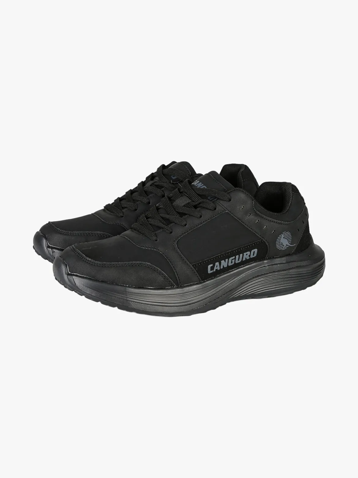 Canguro Sneakers sportive da uomo stringate - nero