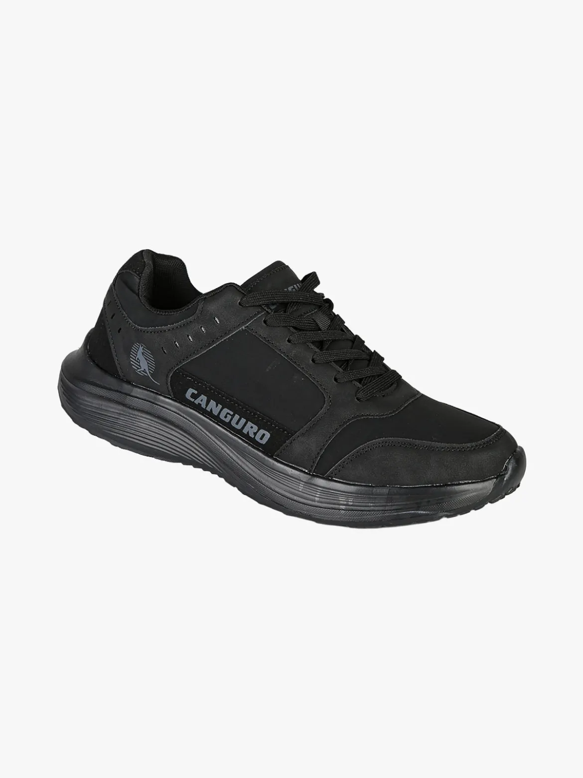 Canguro Sneakers sportive da uomo stringate - nero