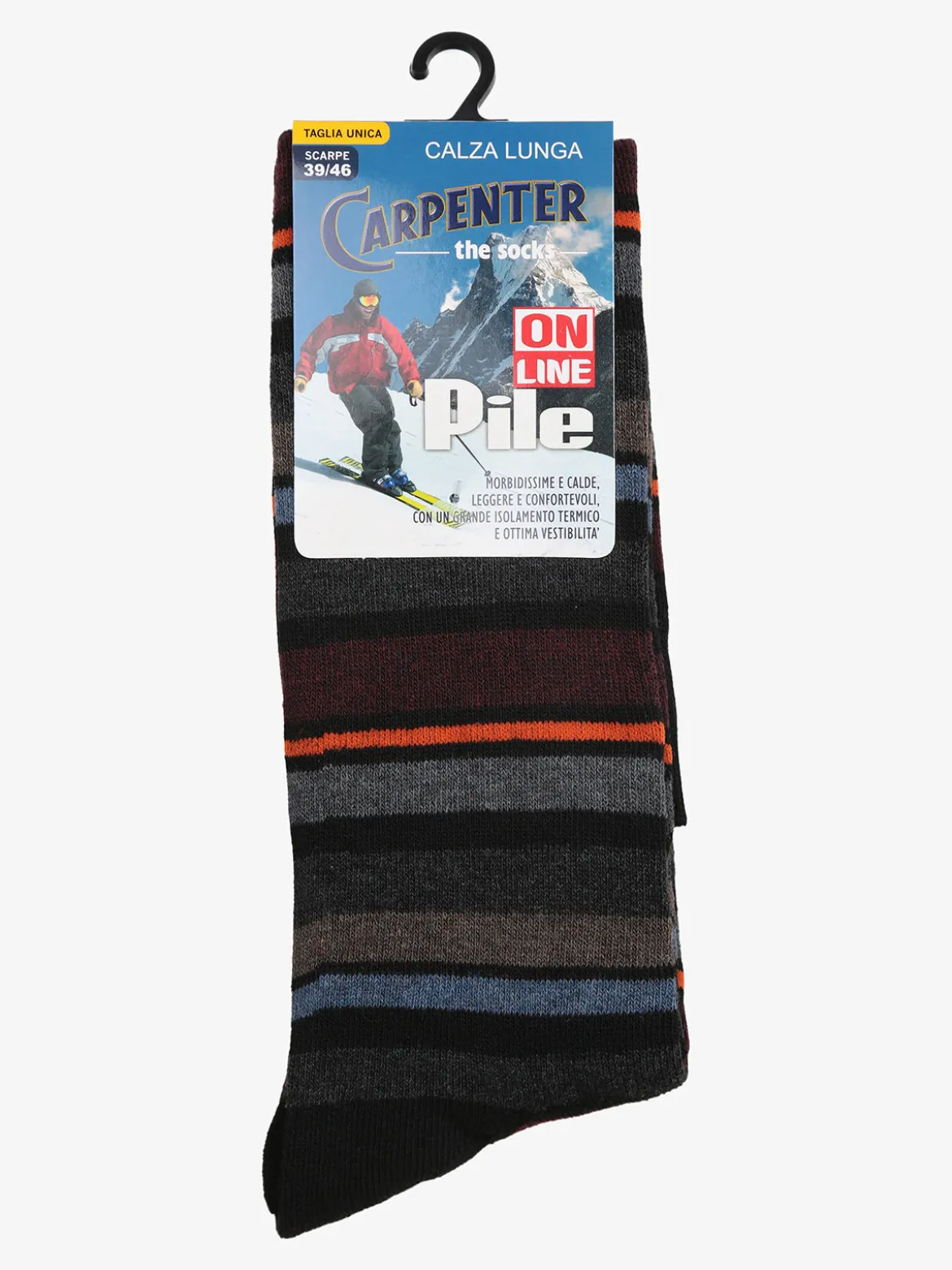 Carpenter Calze lunghe da uomo in pile