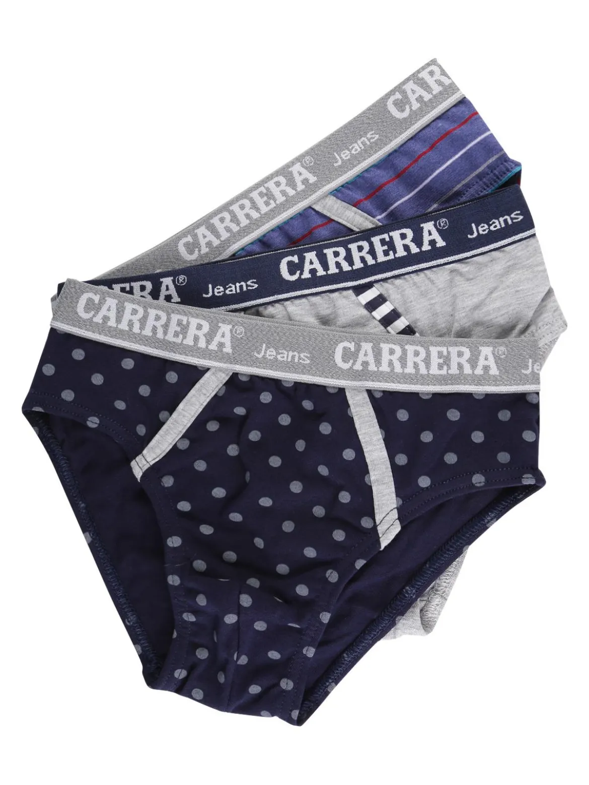 Carrera Slip bimbo in cotone 3 pezzi