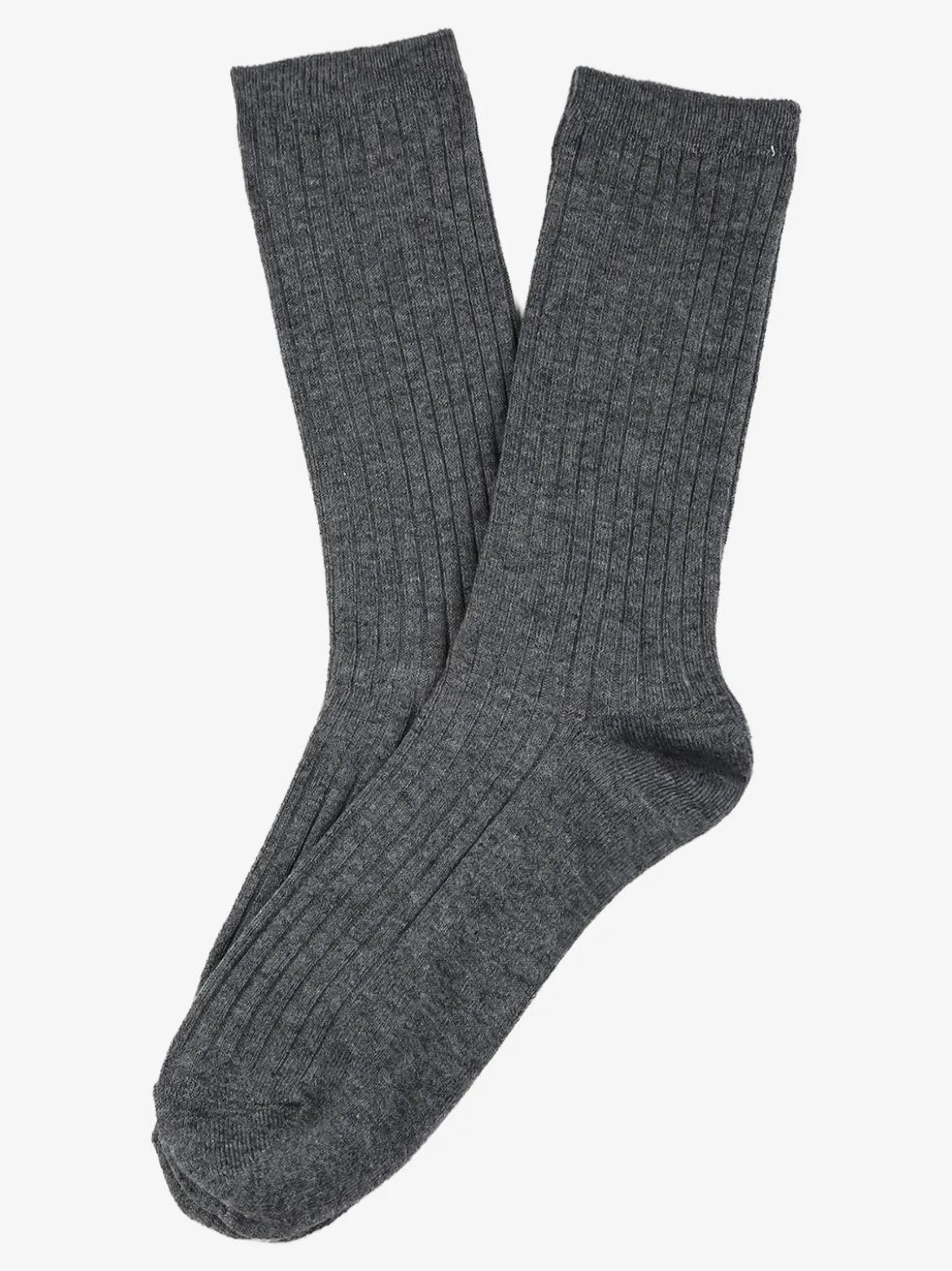 Cashmere Blend Calze lunghe donna a coste in misto cashmere