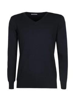 Cashtouch Pullover da uomo in tinta unita