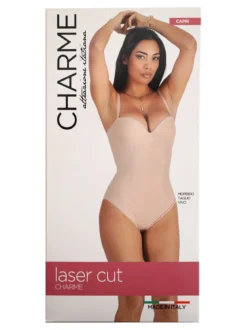 Charme Attrazione Italiana CAPRI Body coppa C con imbottitura e taglio laser