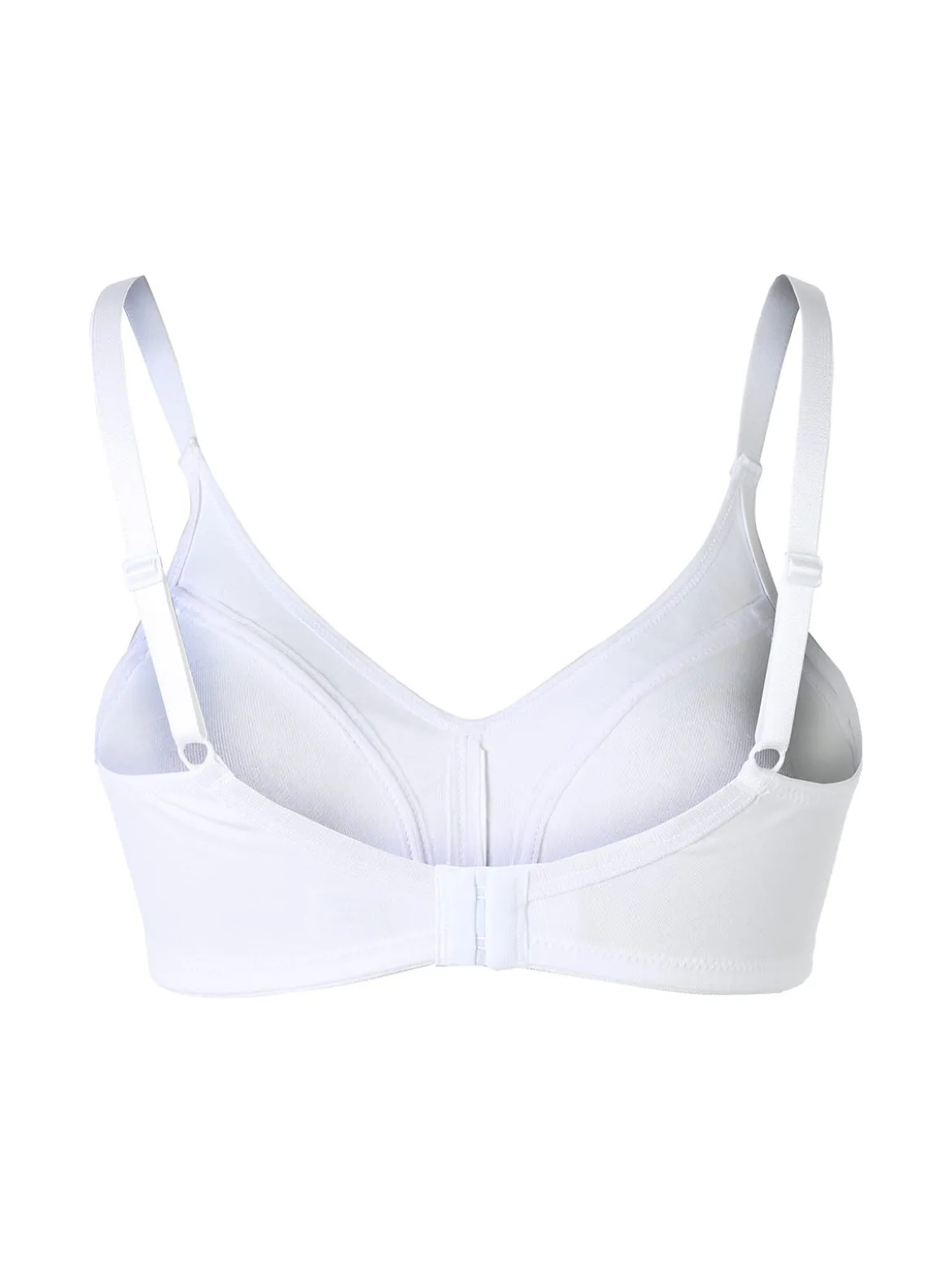 Charme Attrazione Italiana Reggiseno sfoderato in cotone senza ferretto COPPA B - bianco