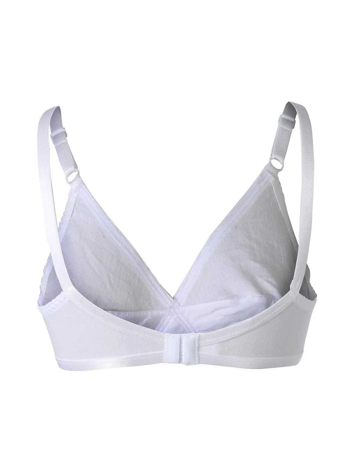 Charme Attrazione Italiana Reggiseno sfoderato in cotone senza ferretto COPPA B - bianco