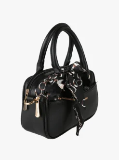 Charro Borsa a mano da donna con foulard - nero