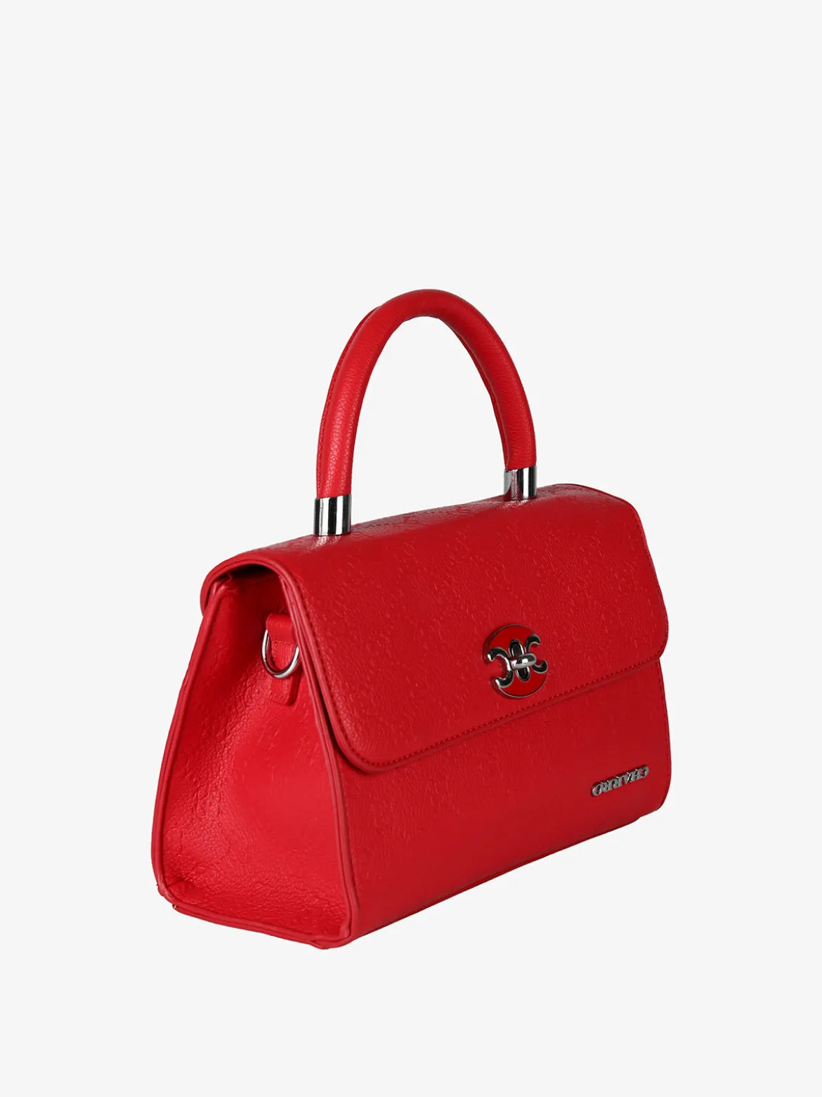 Charro Borsa a mano da donna con patta e chiusura a girello - rosso