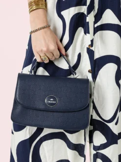 Charro Borsa a mano da donna con tracolla - blu scuro