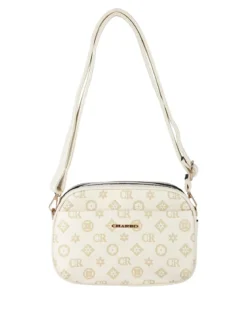 Charro Borsa a tracolla da donna con logo - beige