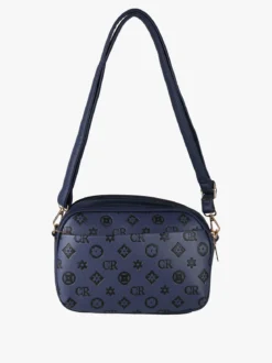 Charro Borsa a tracolla da donna con logo - blu