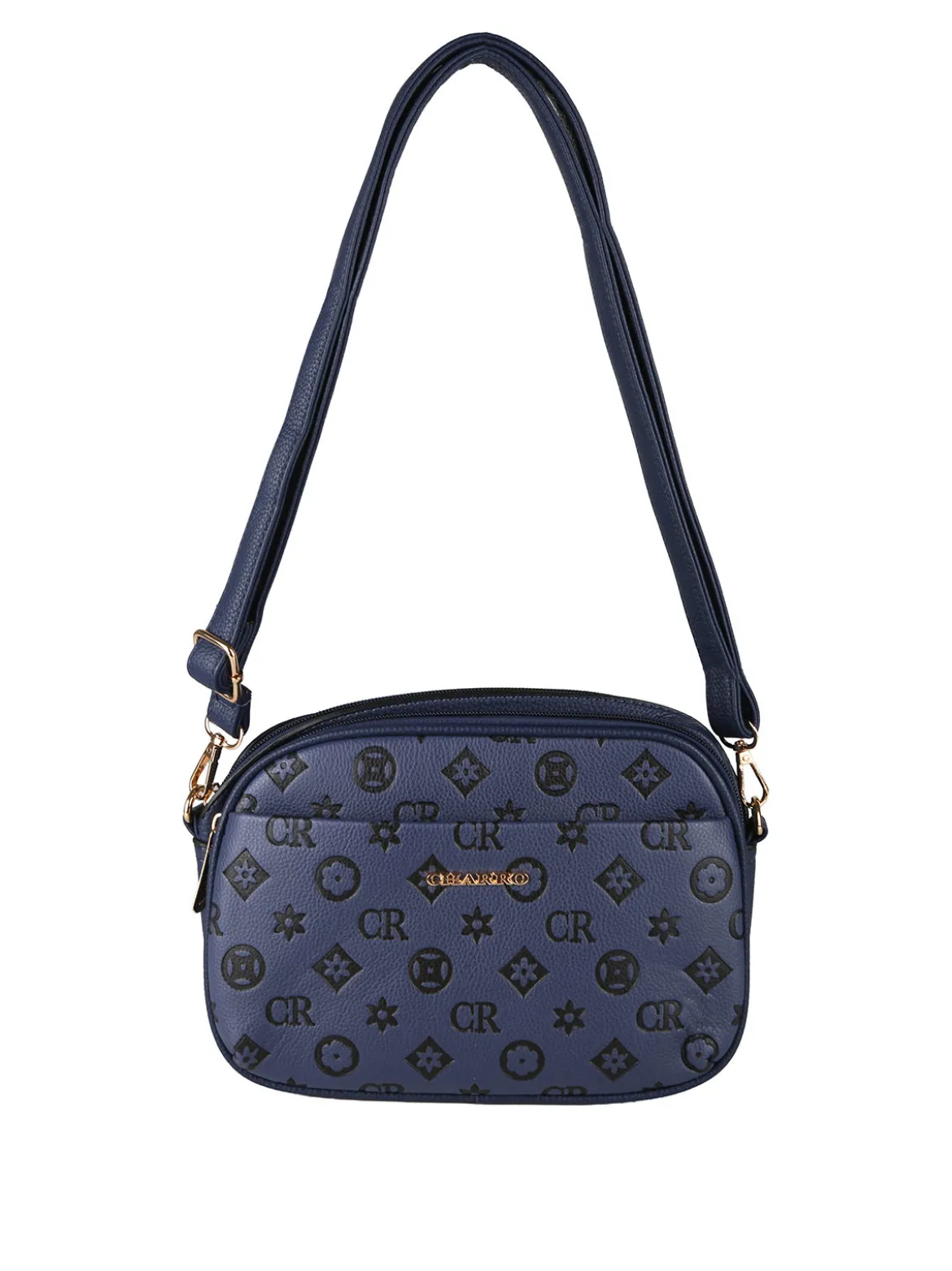 Charro Borsa a tracolla da donna con logo - blu