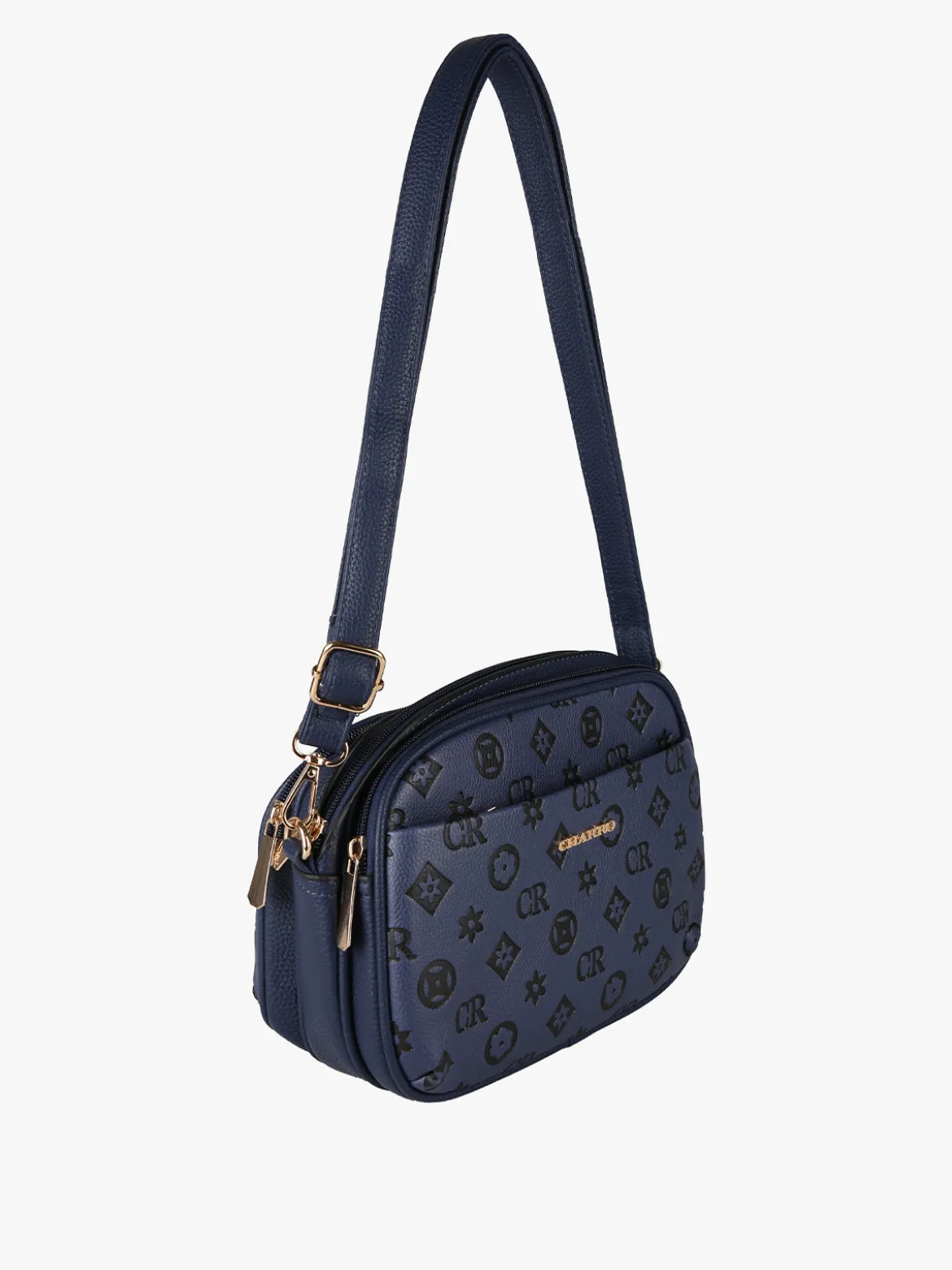 Charro Borsa a tracolla da donna con logo - blu