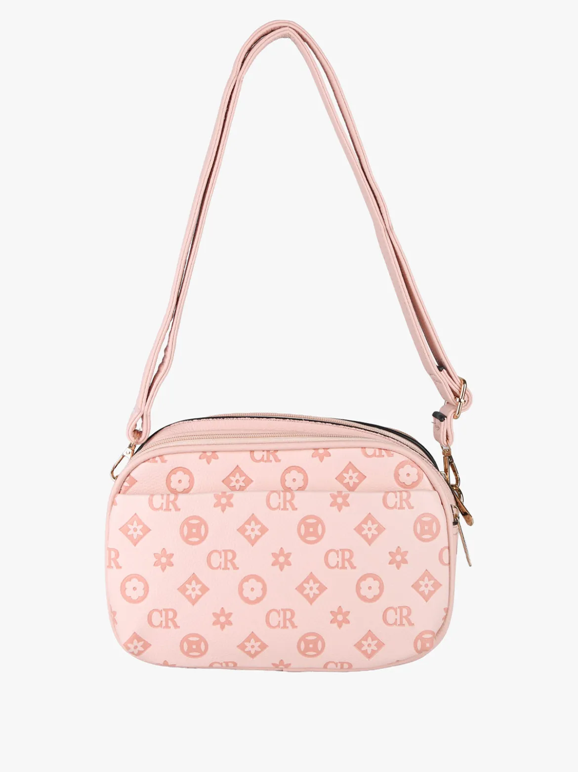 Charro Borsa a tracolla da donna con logo - rosa