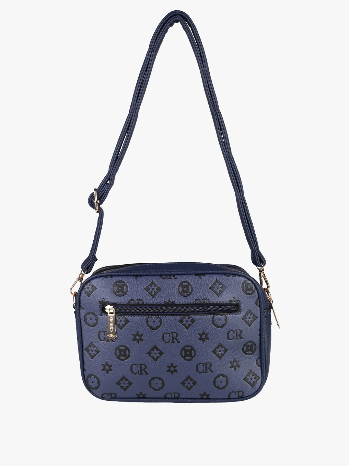 Charro Borsa a tracolla da donna con stampe - blu scuro