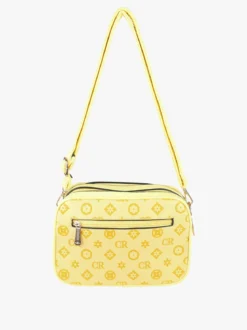 Charro Borsa a tracolla da donna con stampe - giallo