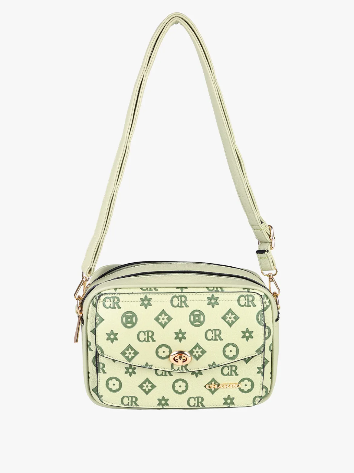 Charro Borsa a tracolla da donna con stampe - pistacchio