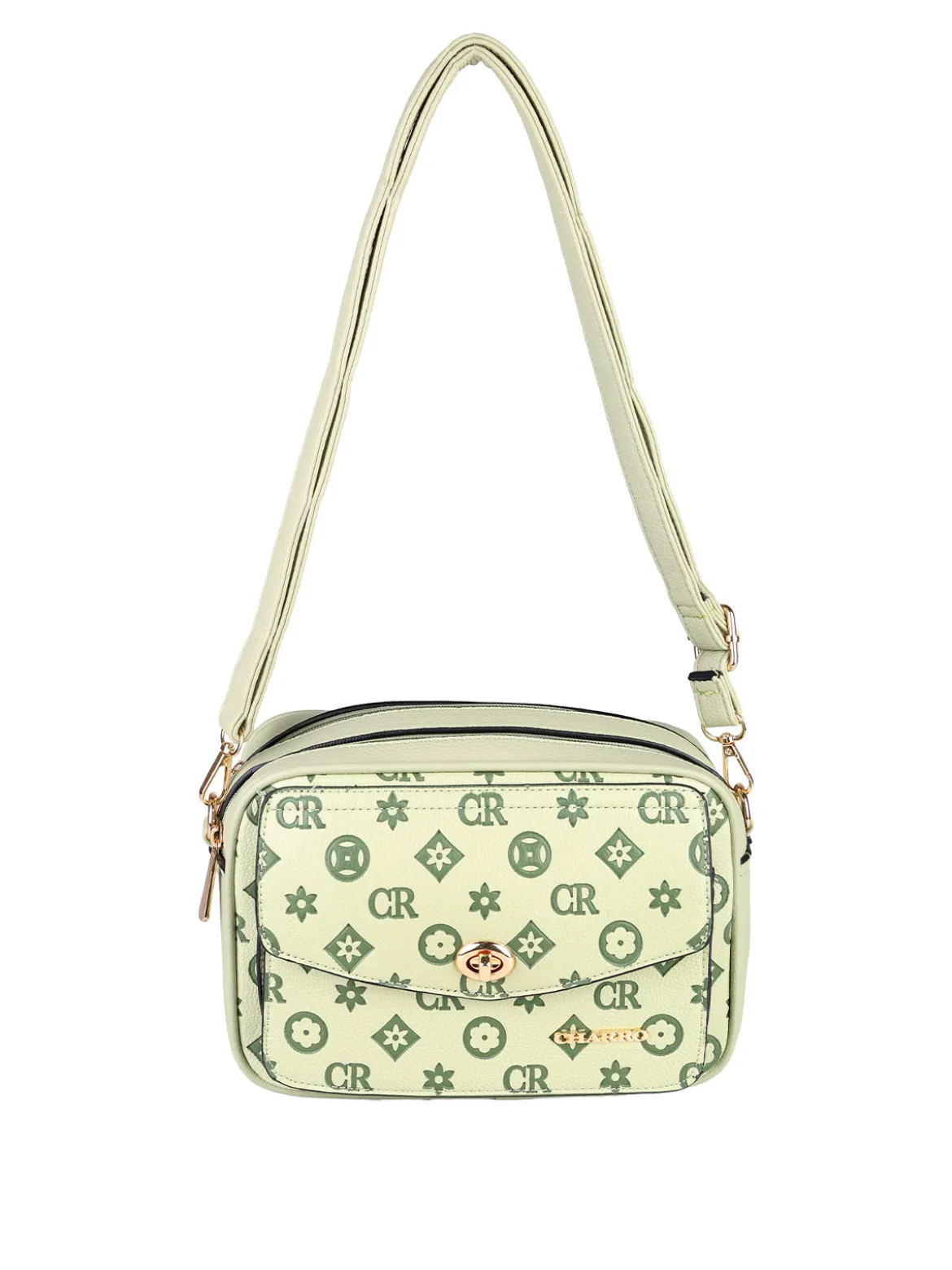 Charro Borsa a tracolla da donna con stampe - pistacchio