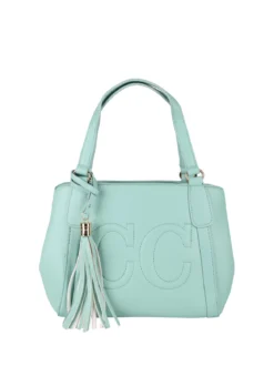 Charro Borsa donna mini tote in ecopelle - verde chiaro