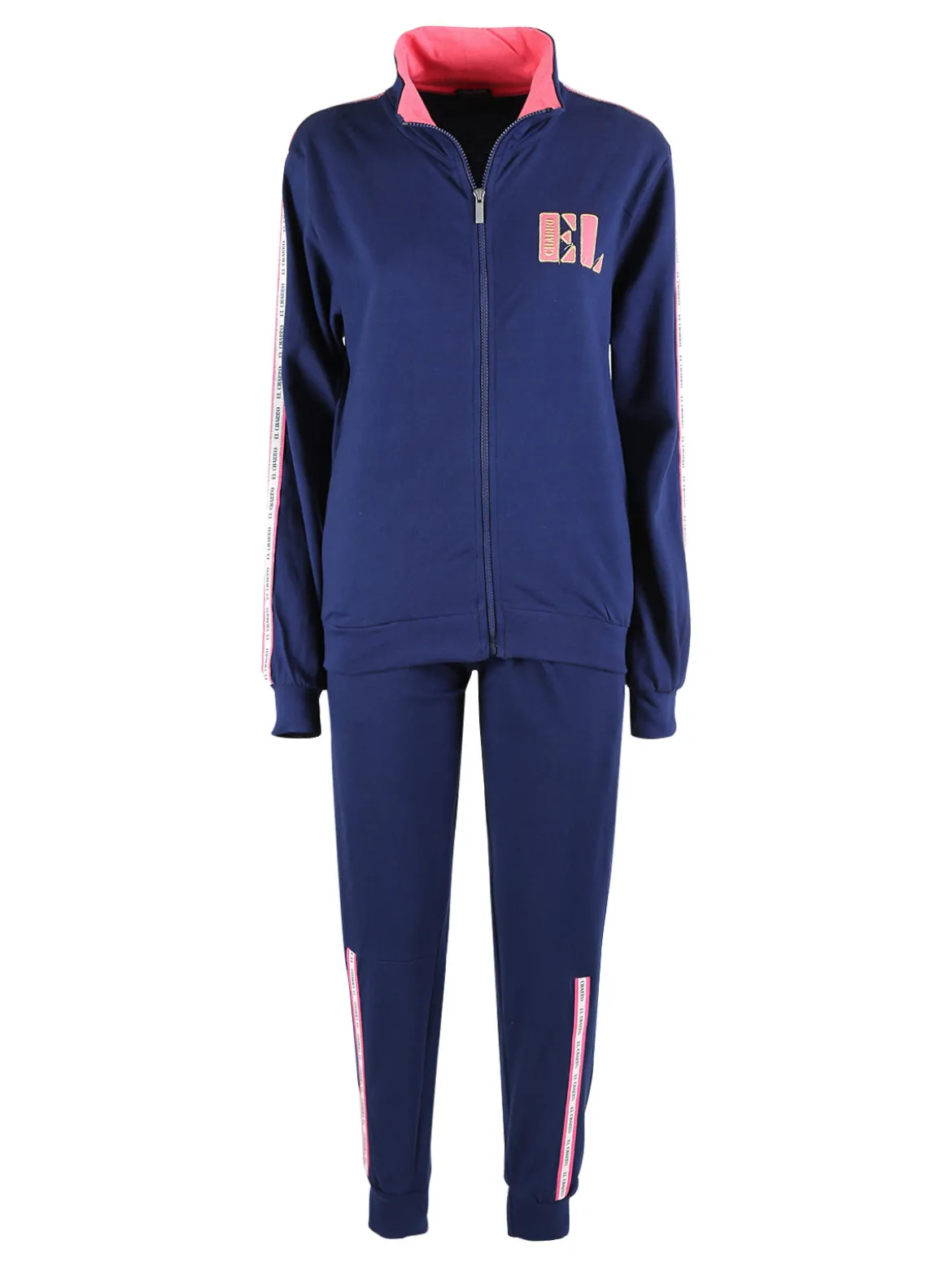 Charro Completo tuta da donna due pezzi in cotone con zip intera