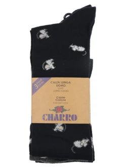 Charro Confezione da 3 paia di calze lunghe da uomo