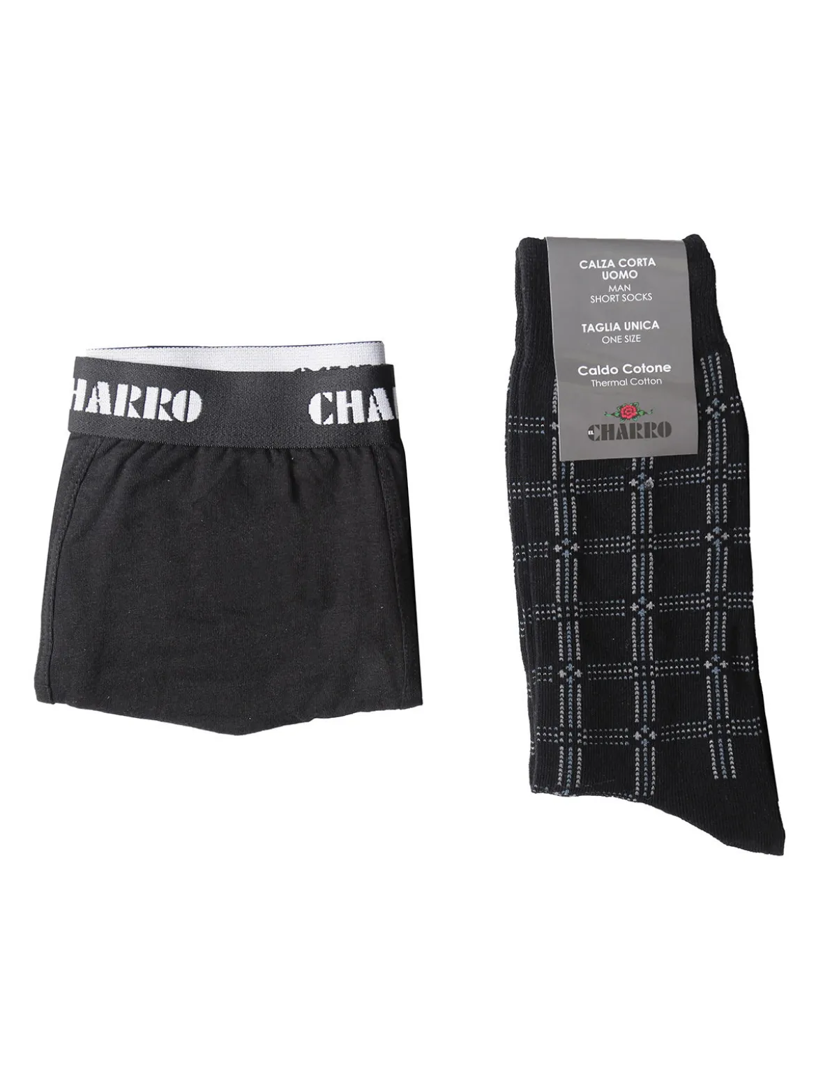 Charro Confezione regalo uomo boxer + calze corte
