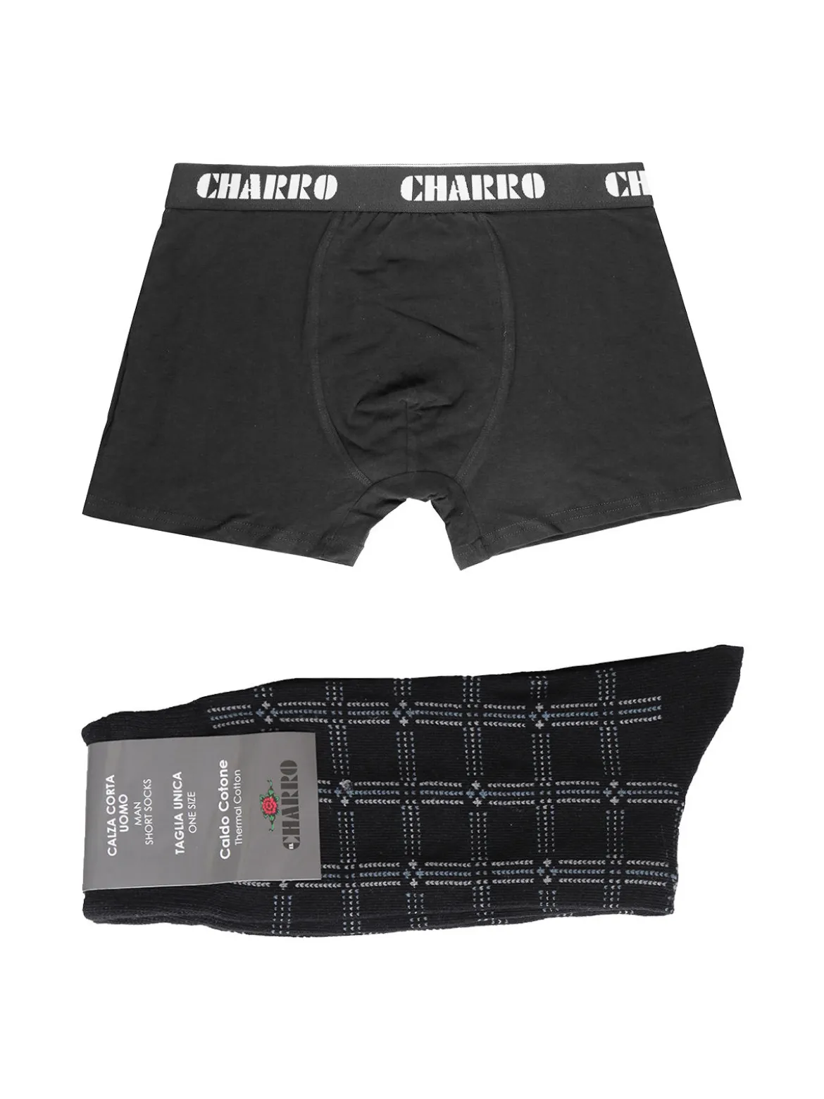 Charro Confezione regalo uomo boxer + calze corte