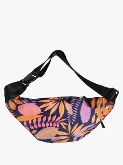 Charro Marsupio floreale in nylon - lilla