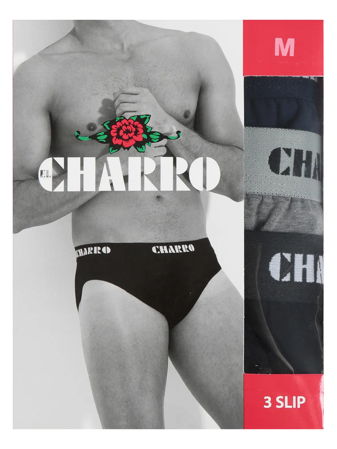 Charro Pacco da 3 slip da uomo