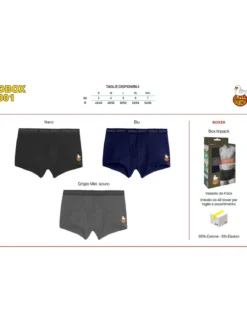 Chill Duck Confezione da 3 boxer da uomo in cotone con stampe disegni