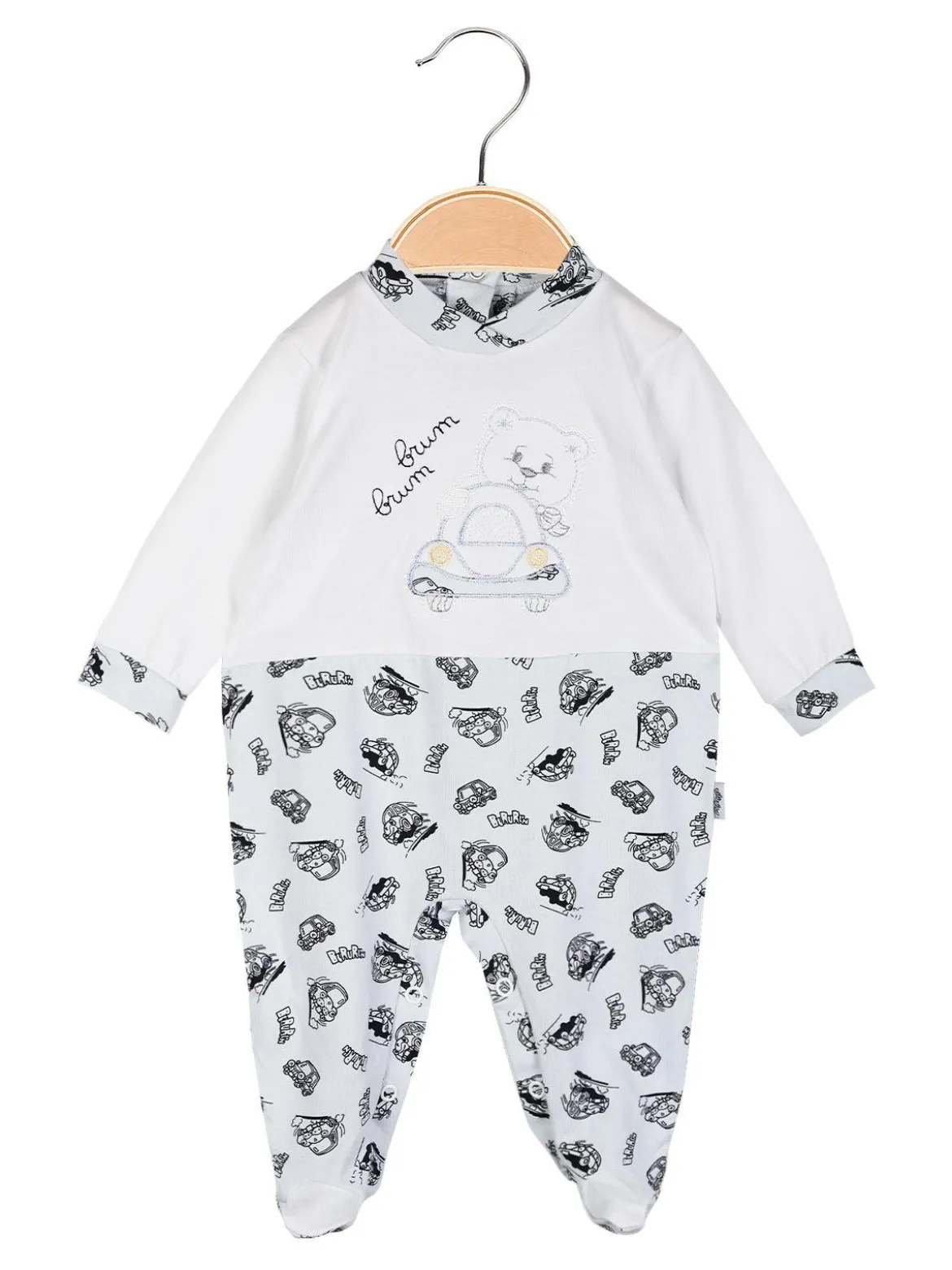 Ciliegina Tutina baby da neonato in cotone con stampe
