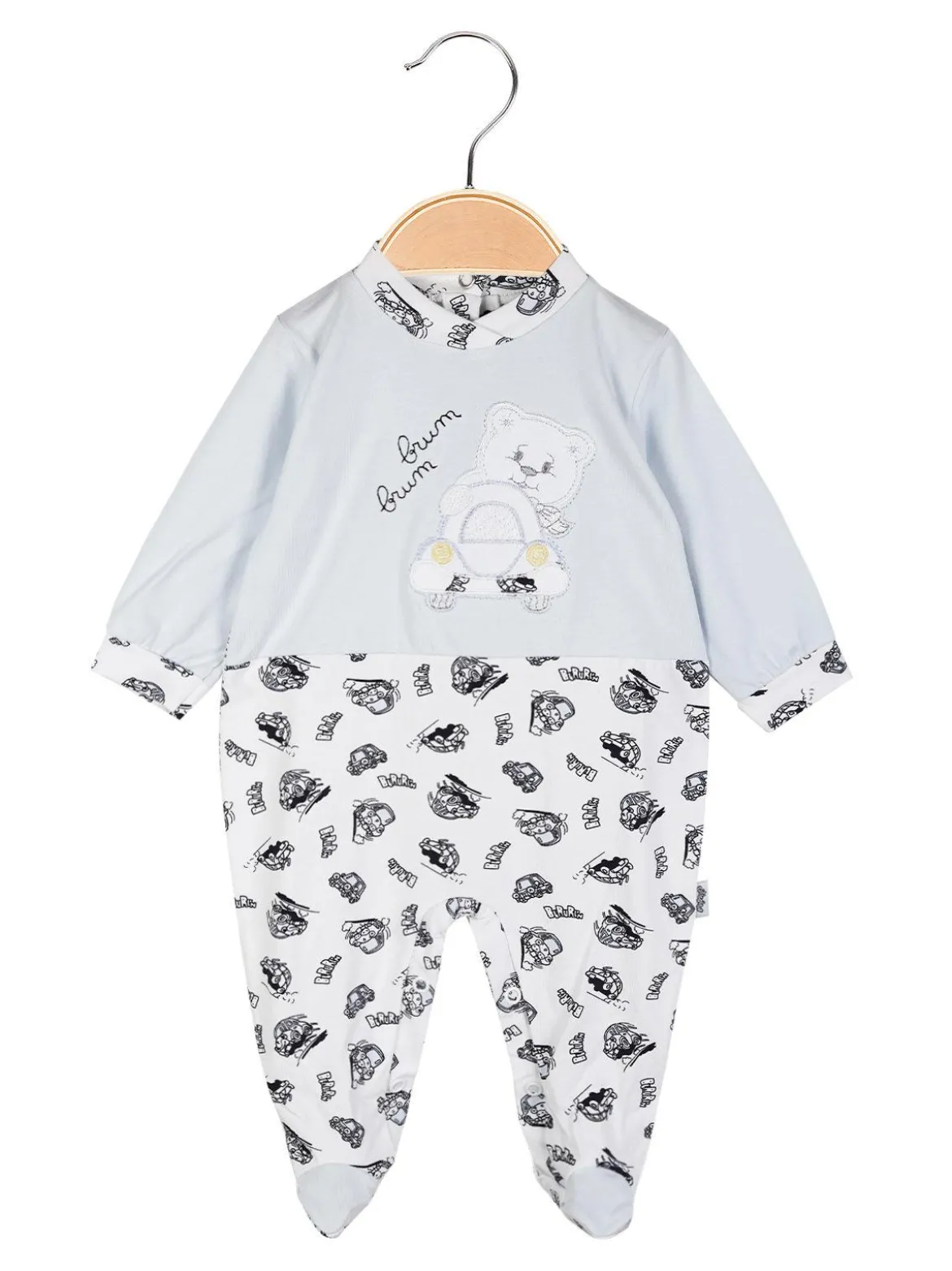 Ciliegina Tutina baby da neonato in cotone con stampe